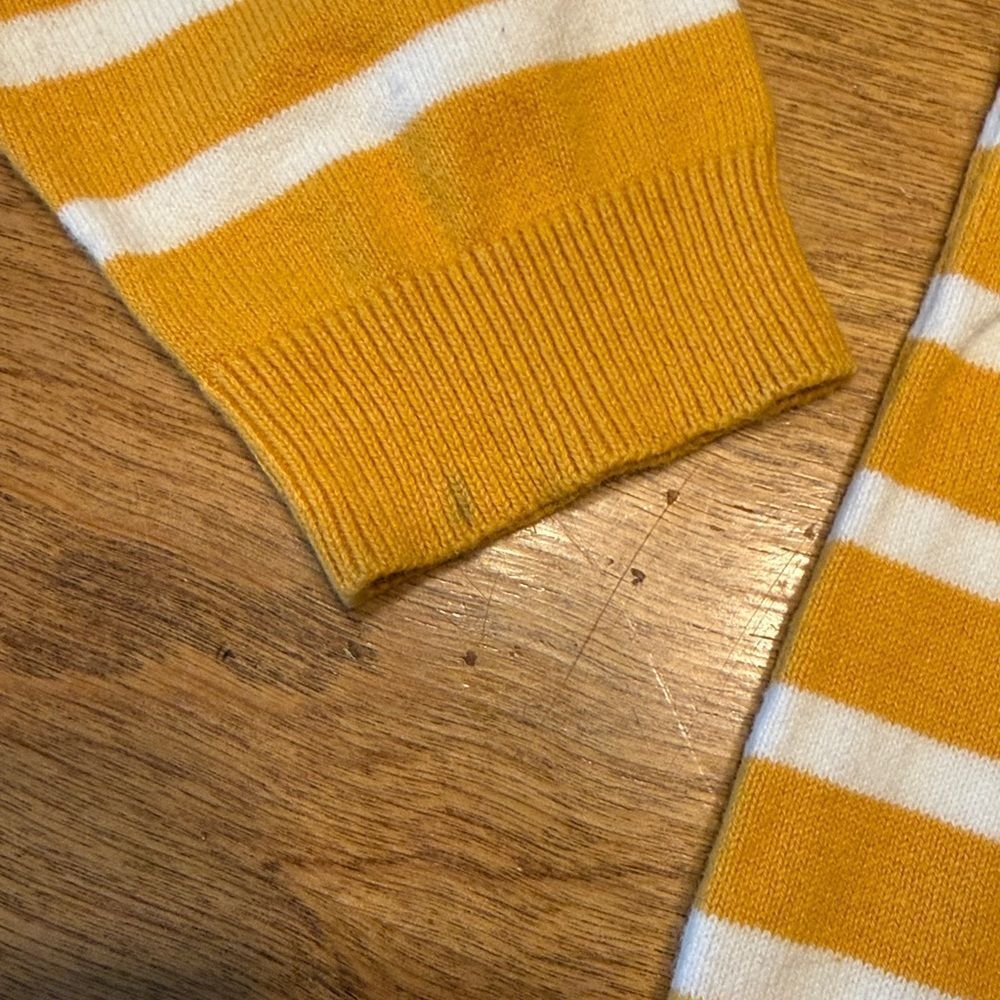 Vertbaudet Yellow Ruffle Sleeve Sweater - Picture 11 of 12
